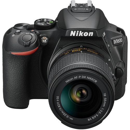 Cámara réflex digital Nikon D5600 con lente de 18-55 mm – TechCam Comercial